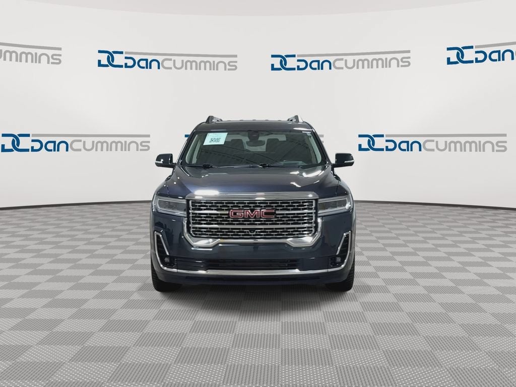 2022 GMC Acadia — rear three-quarter view