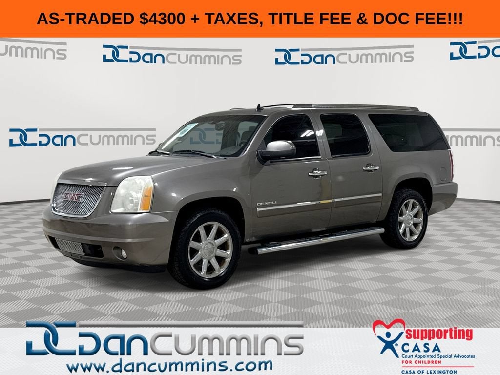 2012 GMC Yukon XL Denali in Mocha Steel Metallic — front three-quarter view