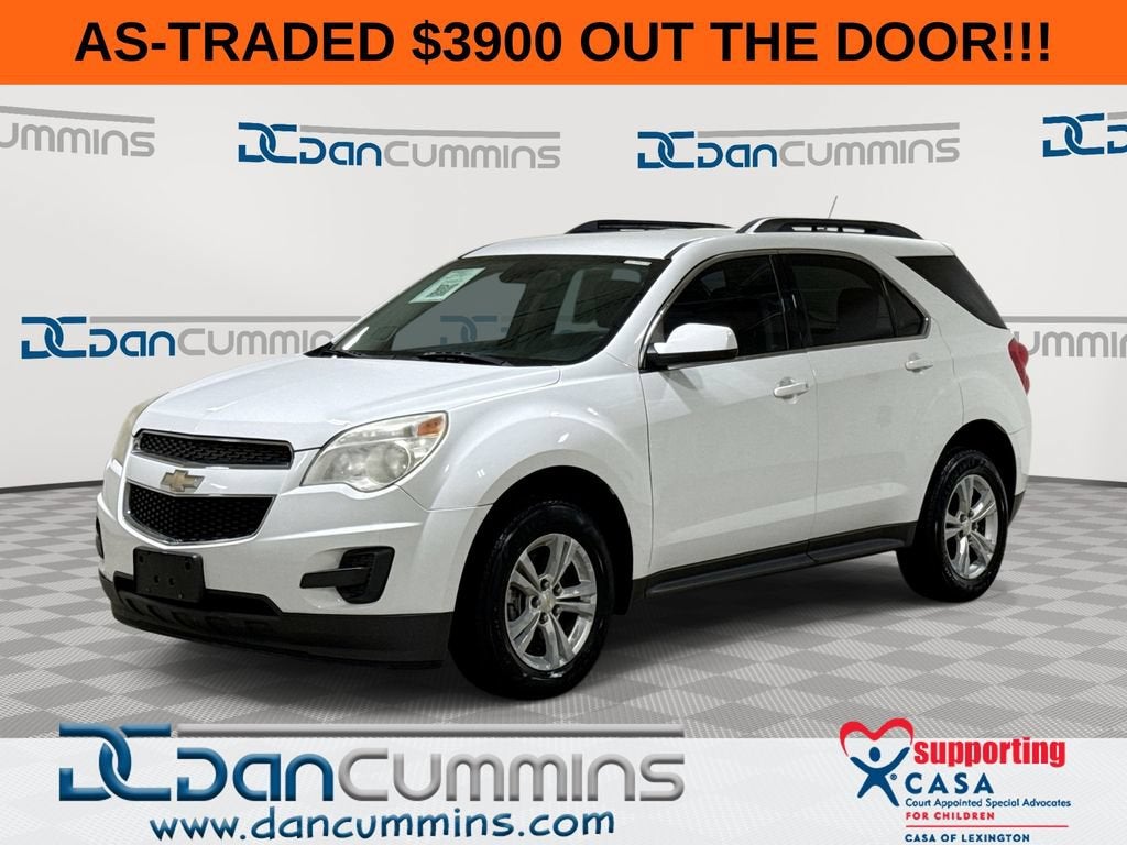 2015 Chevrolet Equinox LT in Summit White — front three-quarter view