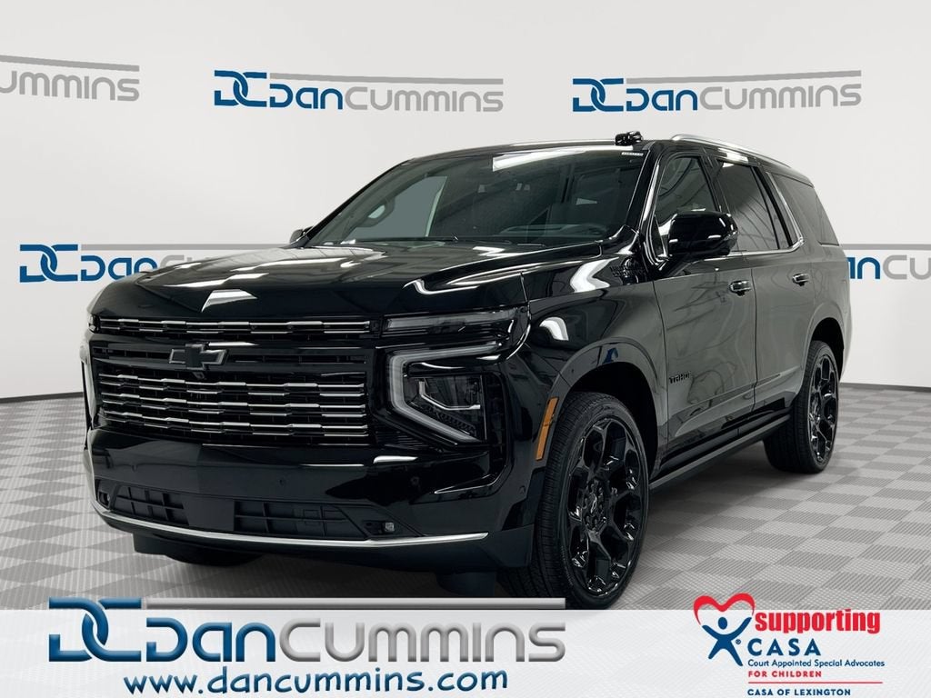 2026 Chevrolet Tahoe High Country in Black — front three-quarter view