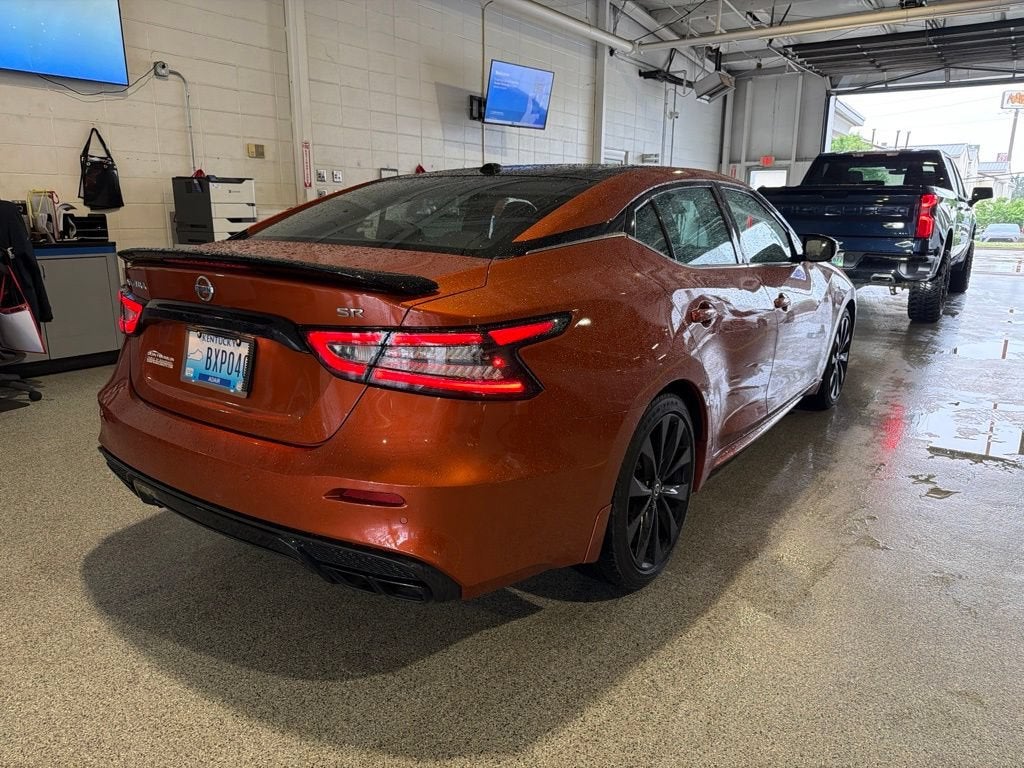 2021 Nissan Maxima — rear three-quarter view