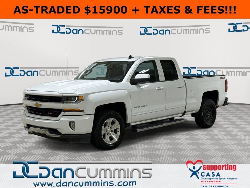 2019 Chevrolet Silverado LD LT in Summit White — front three-quarter view