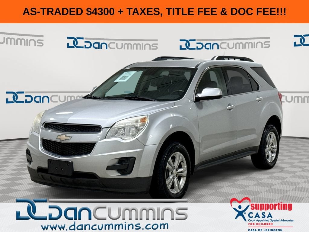 2013 Chevrolet Equinox LT in Silver Ice Metallic — front three-quarter view