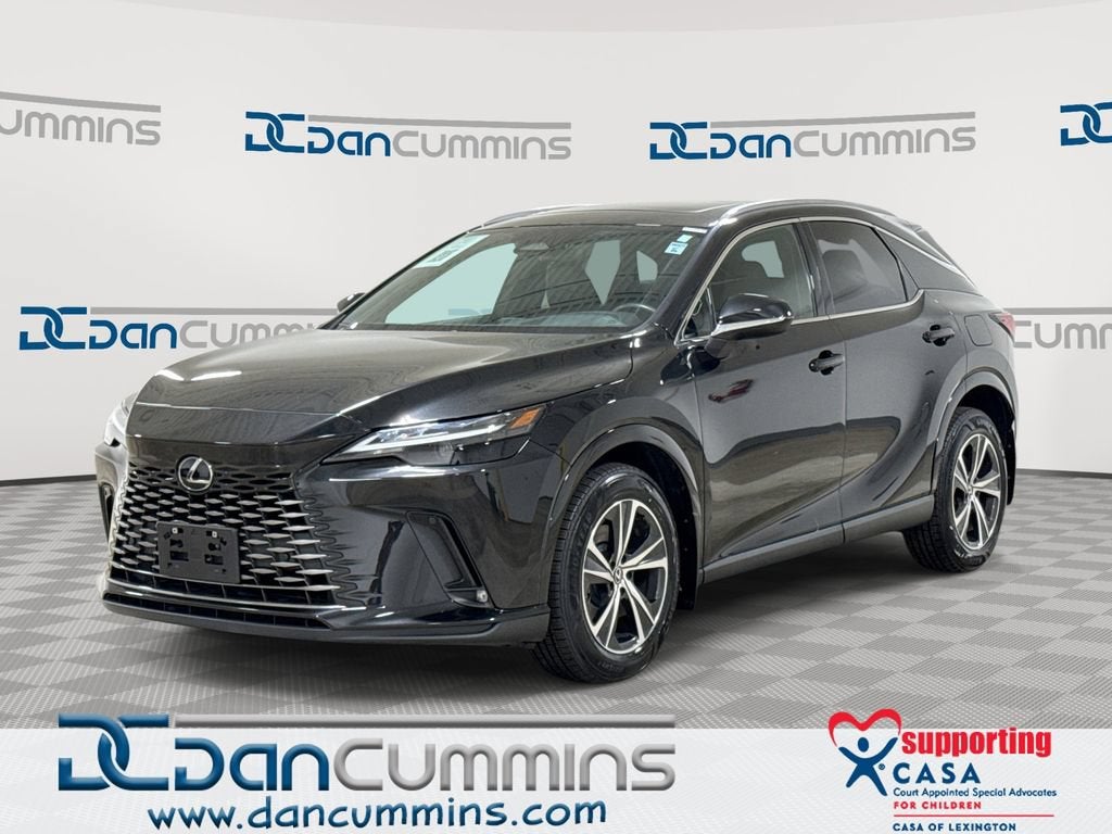 2023 Lexus RX RX 350 in Black — front three-quarter view