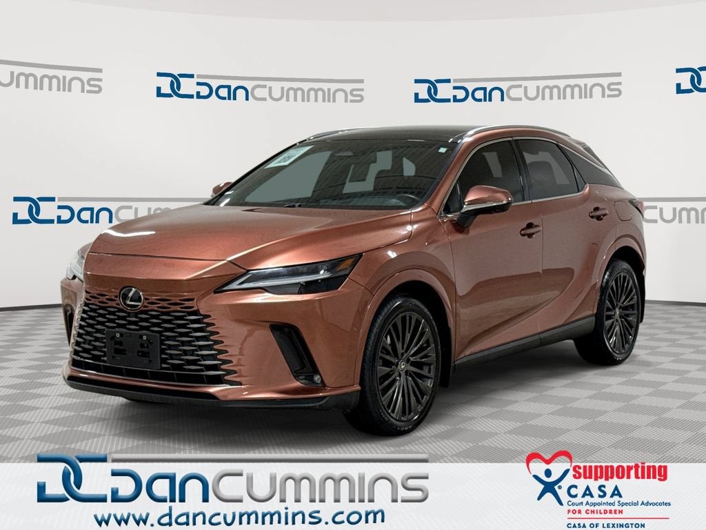 2023 Lexus RX RX 350 in Tan — front three-quarter view