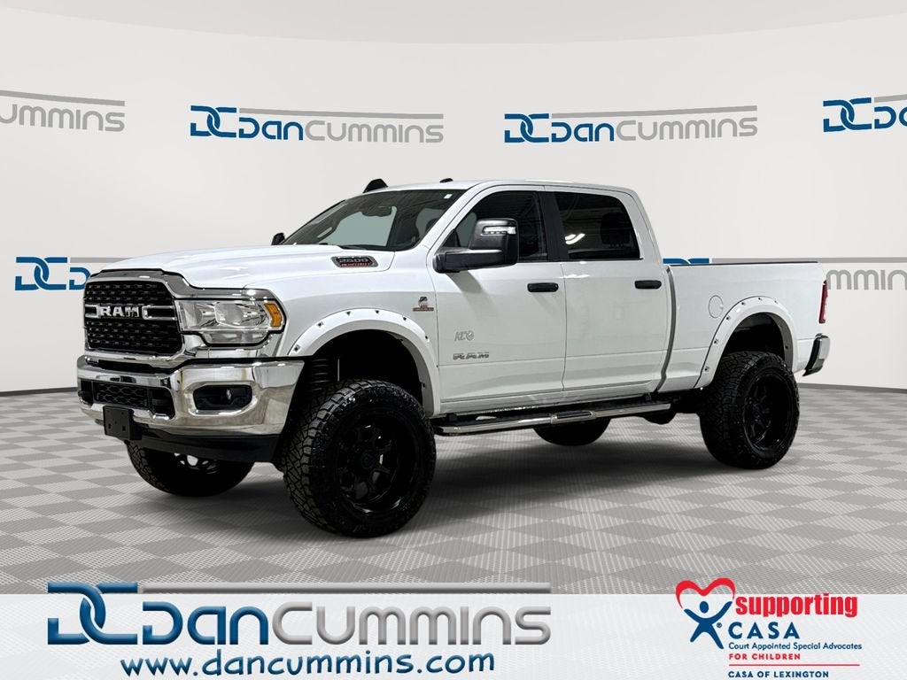 2023 RAM 2500 Big Horn in White — front three-quarter view