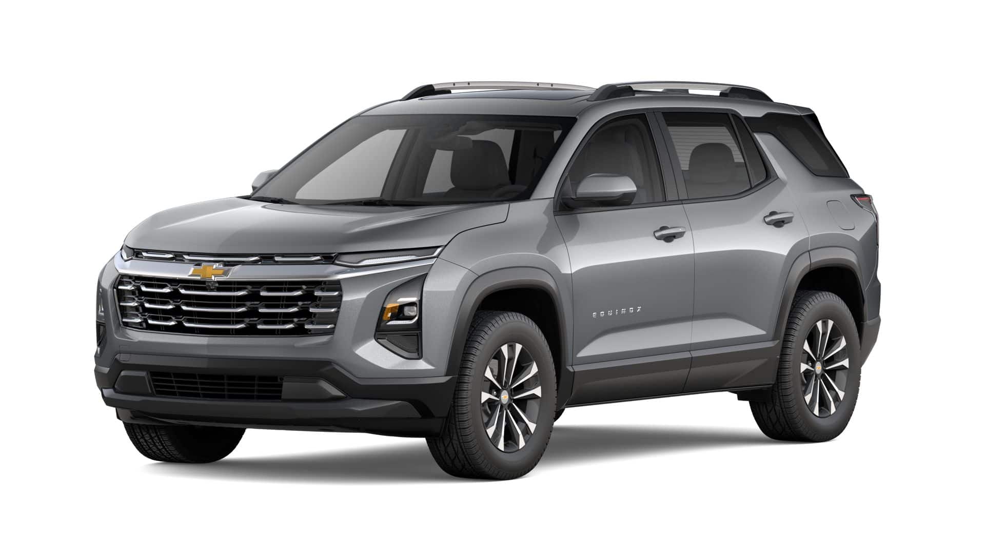 2027 Chevrolet Equinox LT in Sterling Gray Metallic — front three-quarter view