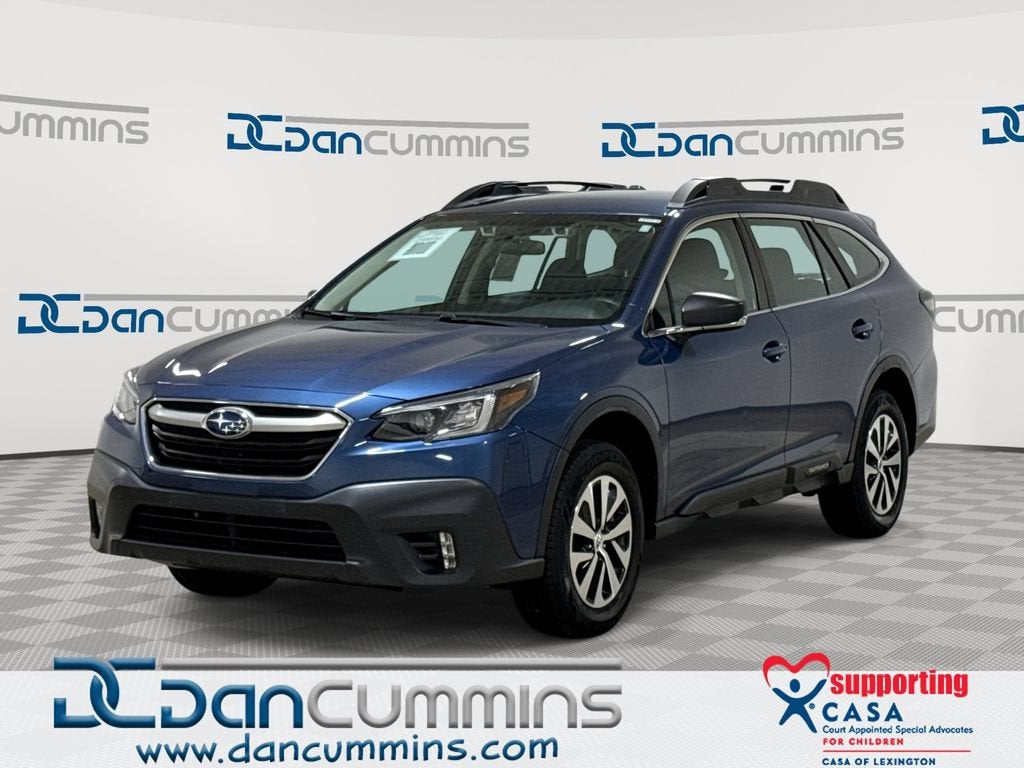2022 Subaru Outback CVT in Blue — front three-quarter view