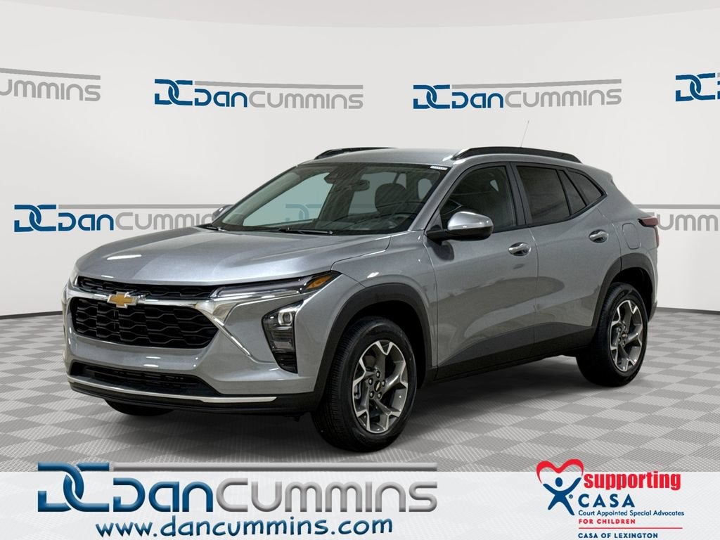 2026 Chevrolet Trax LT in Sterling Gray Metallic — front three-quarter view