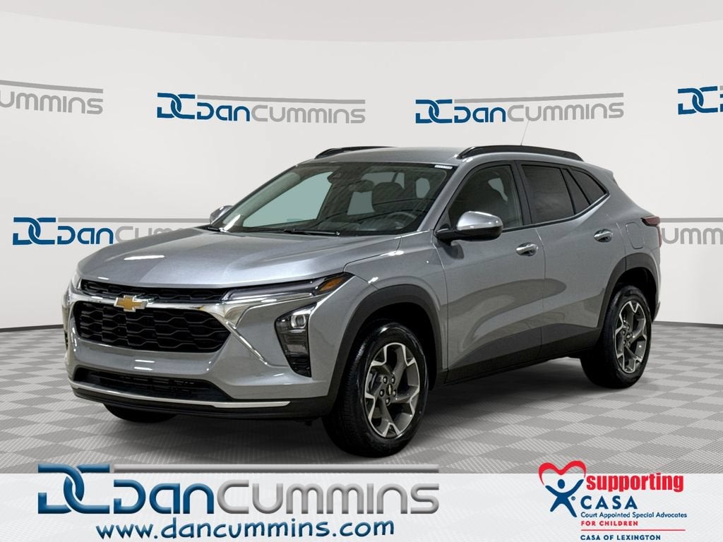 2026 Chevrolet Trax LT in Sterling Gray Metallic — front three-quarter view